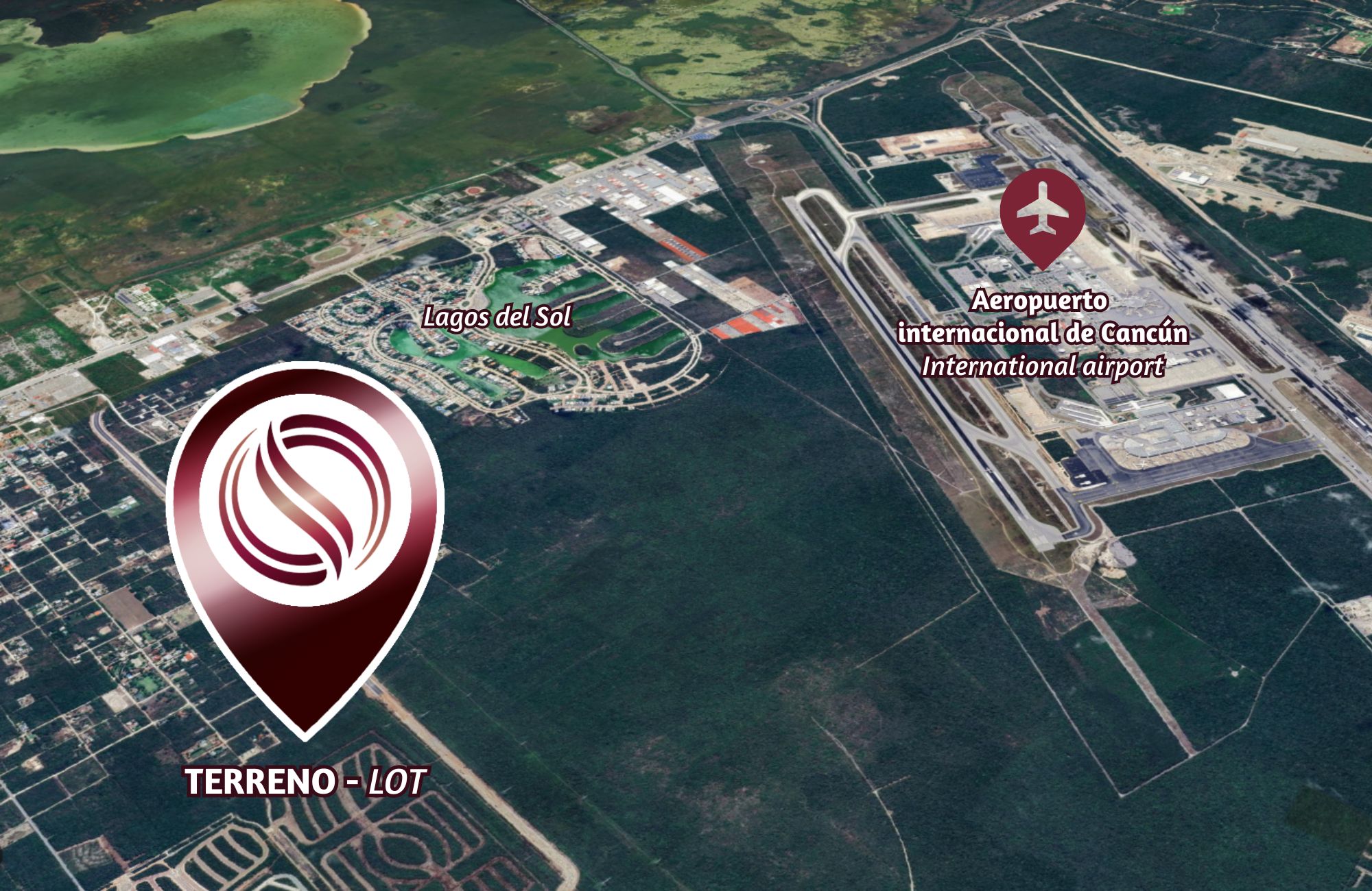 Lot in private community with clubhouse, Padel courts, and more for sale in Cancun