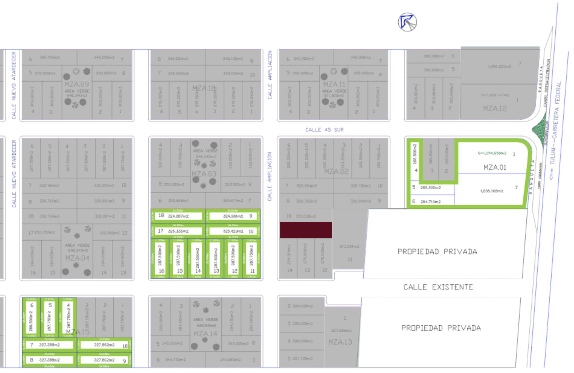 Lot with clubhouse for pre-sale in Centro Maya, Playa del Carmen