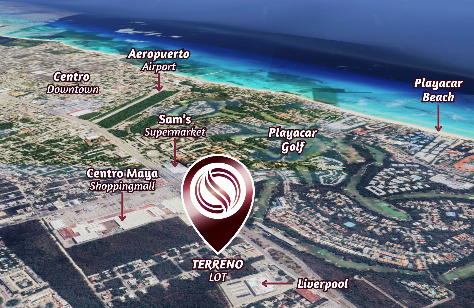 Lot with clubhouse for pre-sale in Centro Maya, Playa del Carmen
