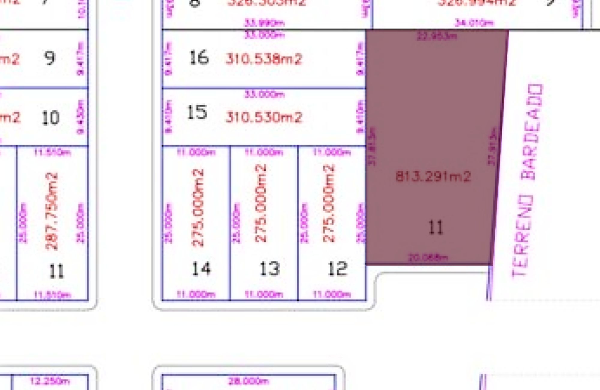 636 m2 lot, in gated community with private cenote, for sale Playa del Carmen.