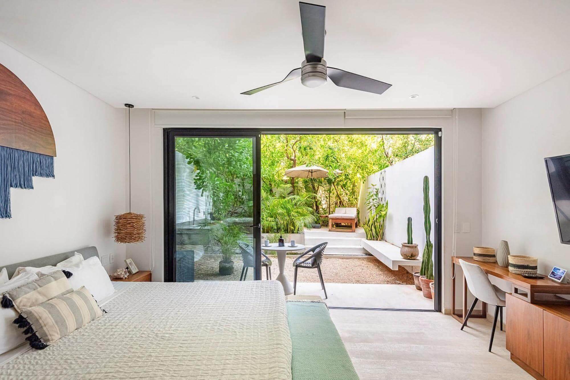 Condo with private pool, wraparound terrace, saline pool, coworking, Bio-Architecture, zen garden, solar panels, pre-construction, sale Regi