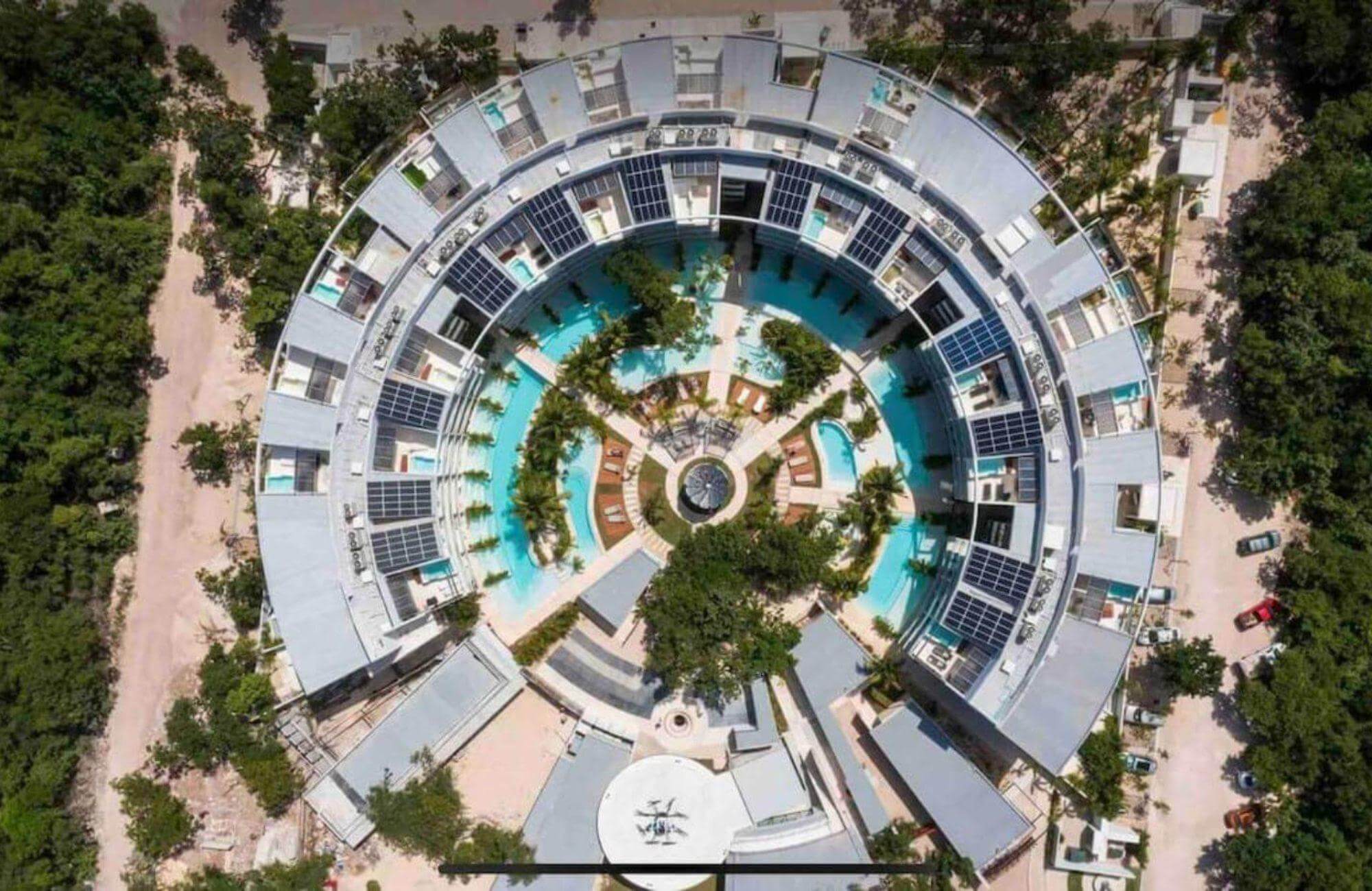 Condo with private pool, wraparound terrace, saline pool, coworking, Bio-Architecture, zen garden, solar panels, pre-construction, sale Regi