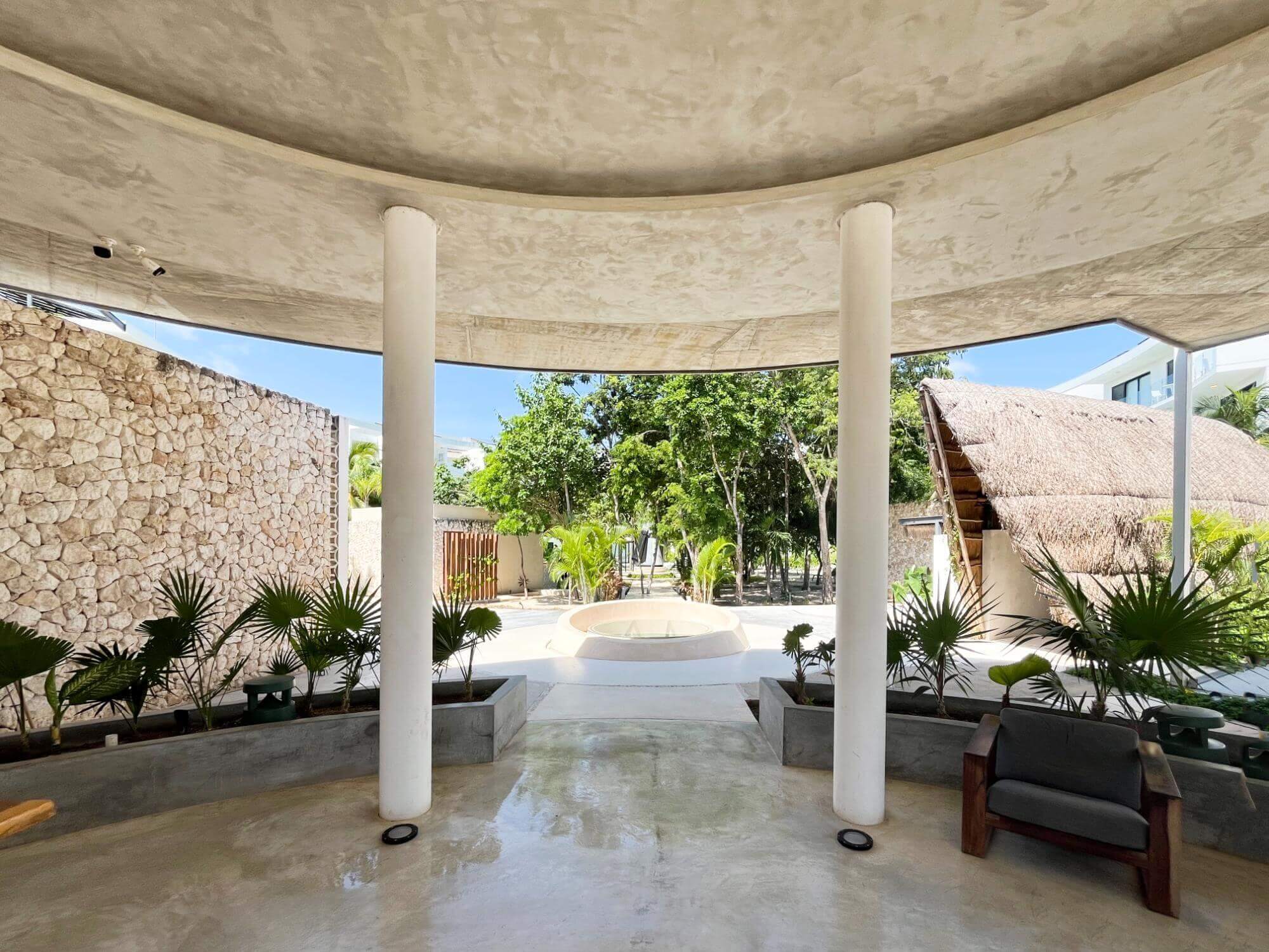 Condo with private pool, wraparound terrace, saline pool, coworking, Bio-Architecture, zen garden, solar panels, pre-construction, sale Regi