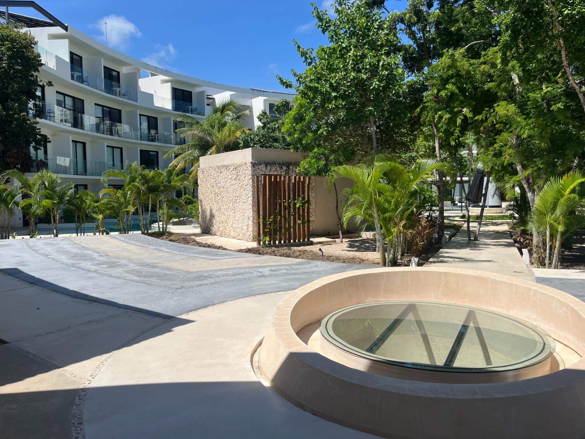 Condo with private pool, wraparound terrace, saline pool, coworking, Bio-Architecture, zen garden, solar panels, pre-construction, sale Regi