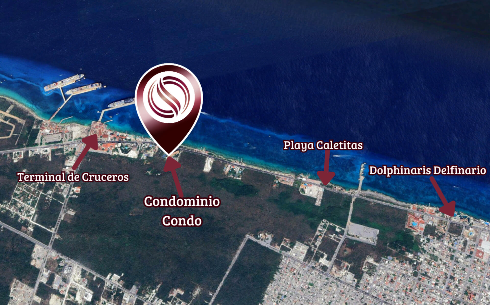 Apartment with roof garden for sale, Av. Pedro Joaqu&iacute;n Coldwell, Cozumel