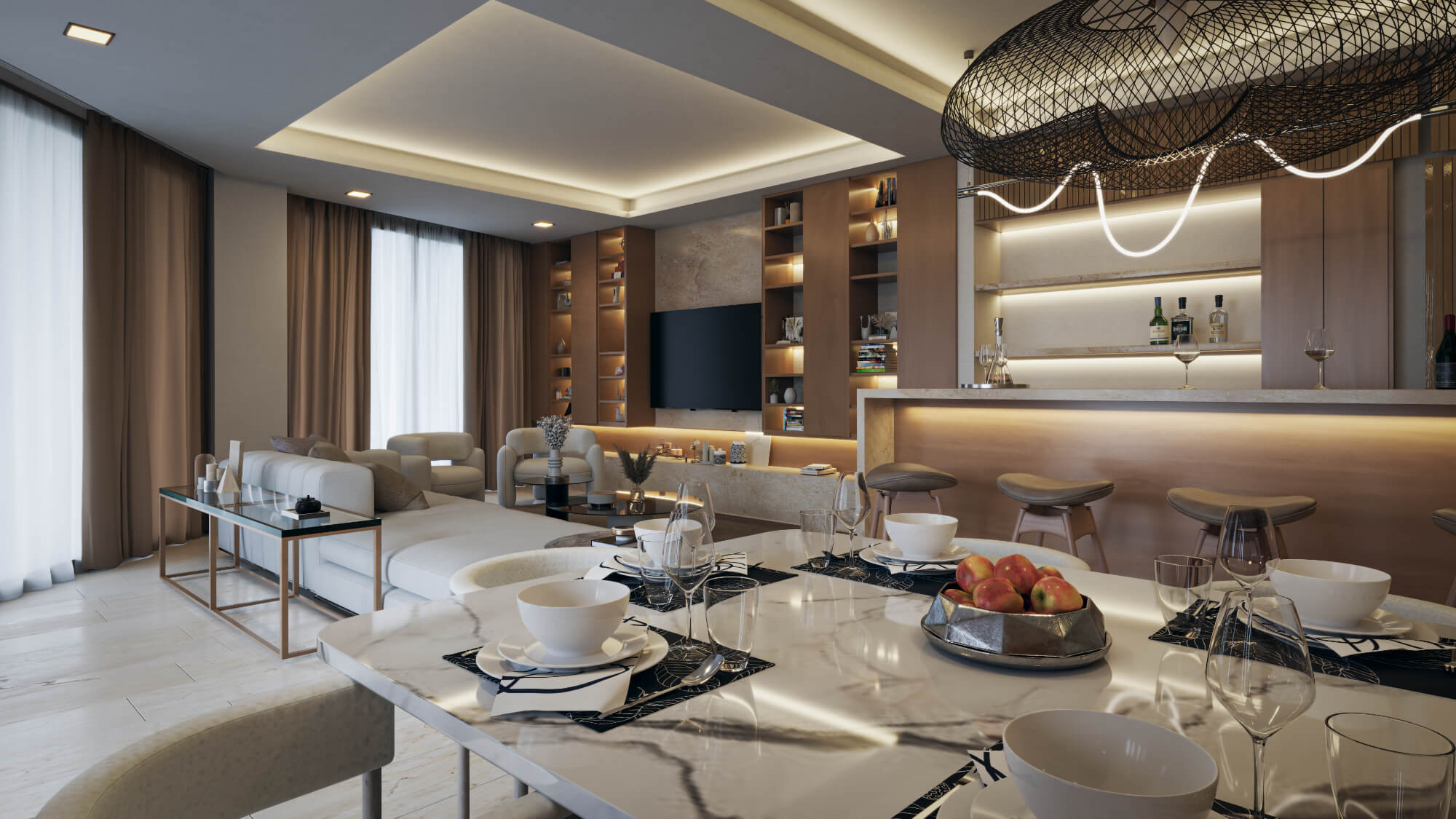 Condo, panoramic views, terrace, service room for sale, Las Am&eacute;ricas Zone, Canc&uacute;n