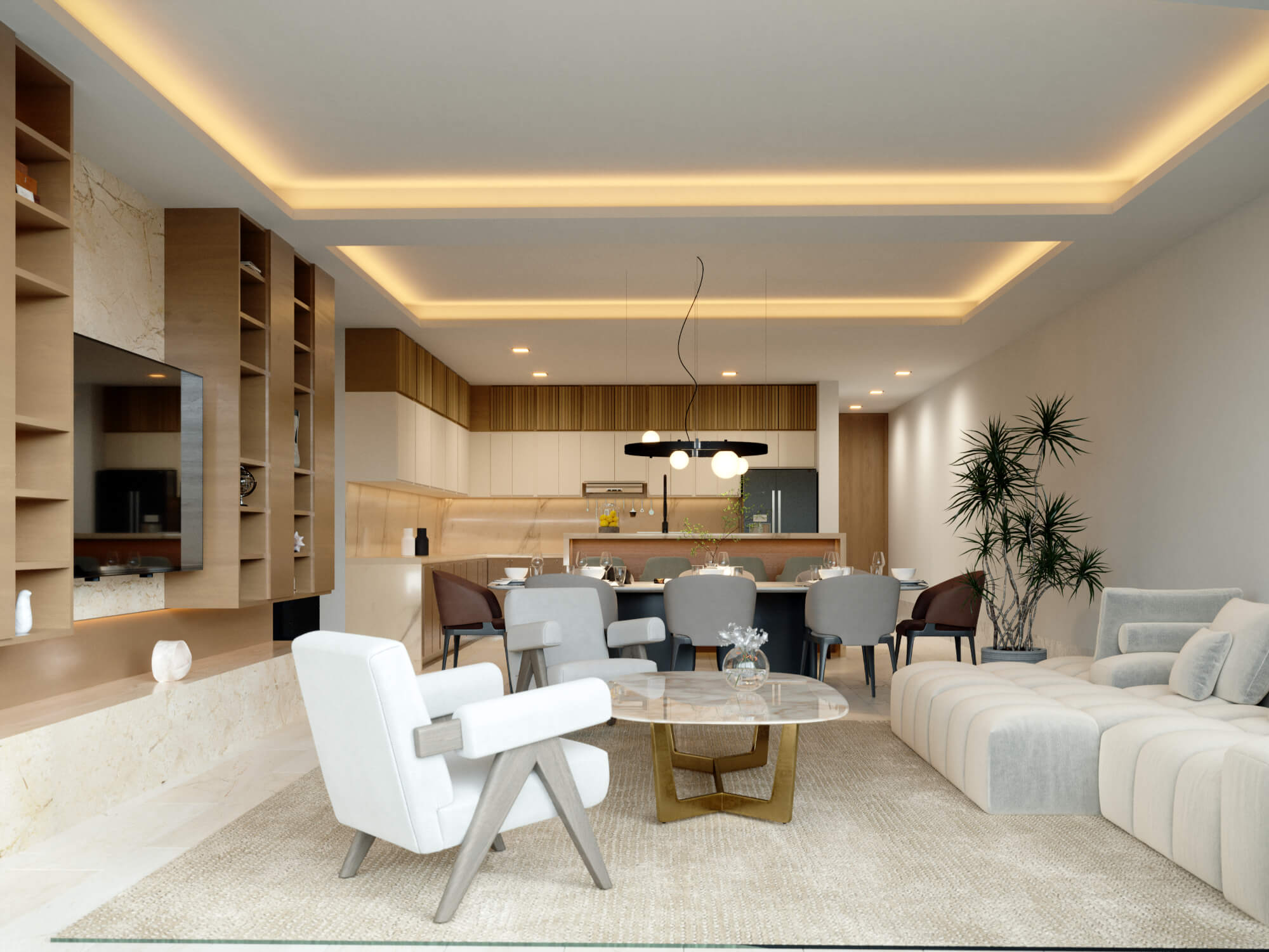 Condo, panoramic views, terrace, service room for sale, Las Am&eacute;ricas Zone, Canc&uacute;n