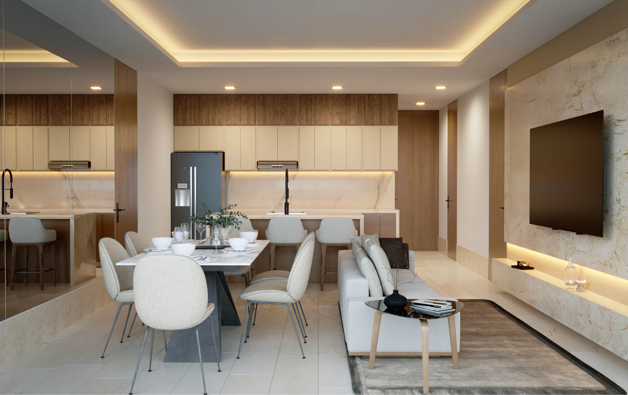 Condo, panoramic views, terrace, service room for sale, Las Am&eacute;ricas Zone, Canc&uacute;n