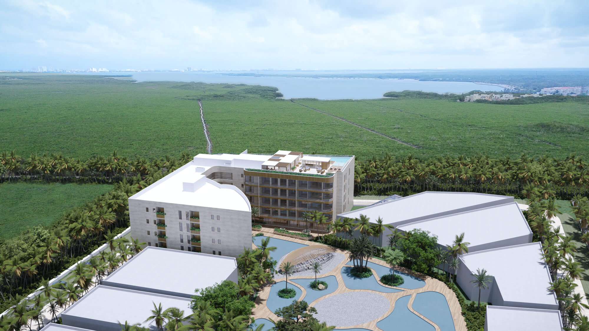 Condo, panoramic views, terrace, service room for sale, Las Am&eacute;ricas Zone, Canc&uacute;n