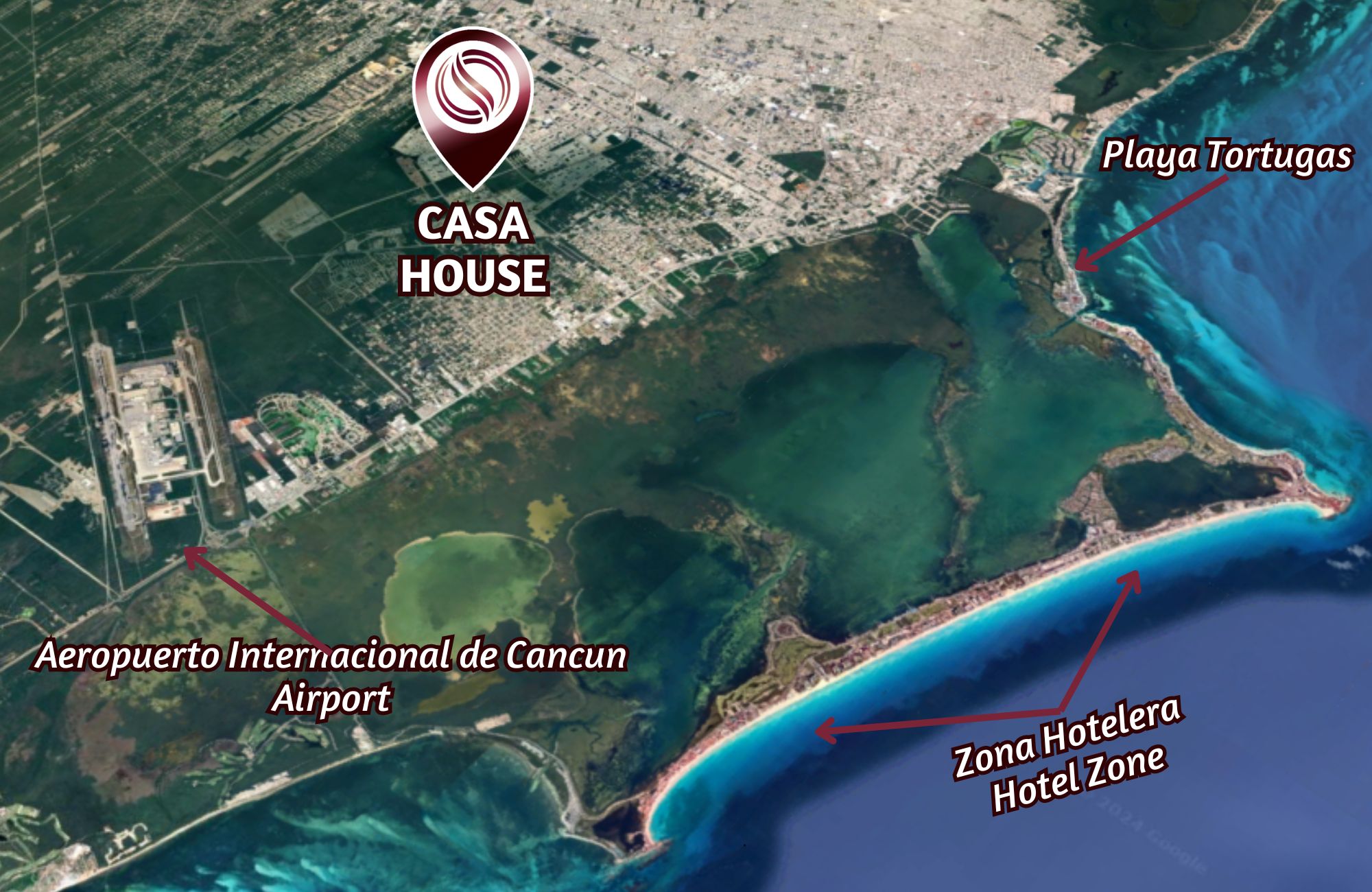 House with Private Pool, For Sale, Residencial Rio, Huayac&aacute;n, Canc&uacute;n