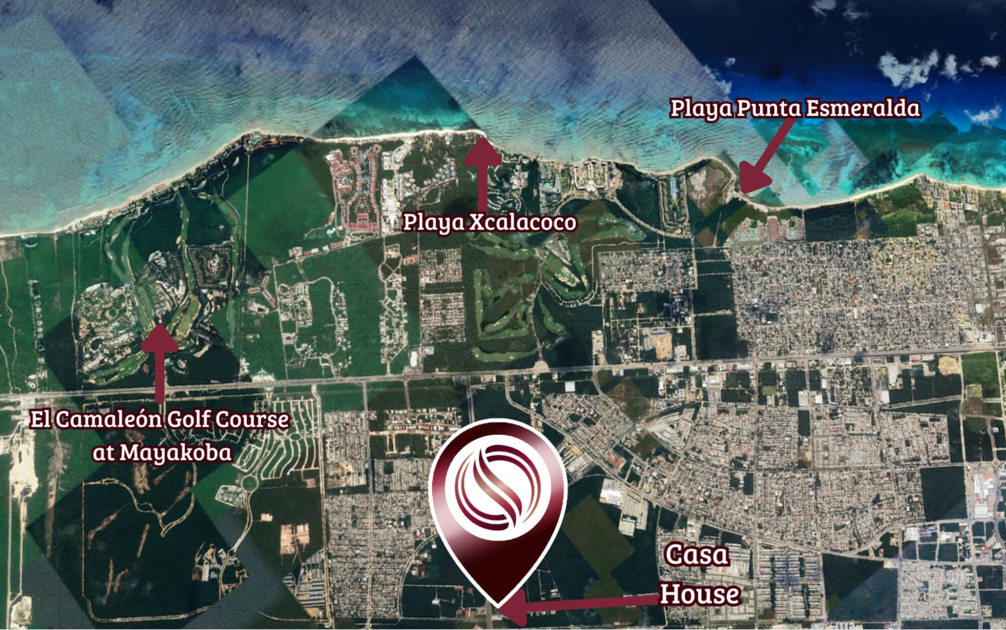 Luxury Home with Rooftop for Sale in Selvamar, Playa del Carmen