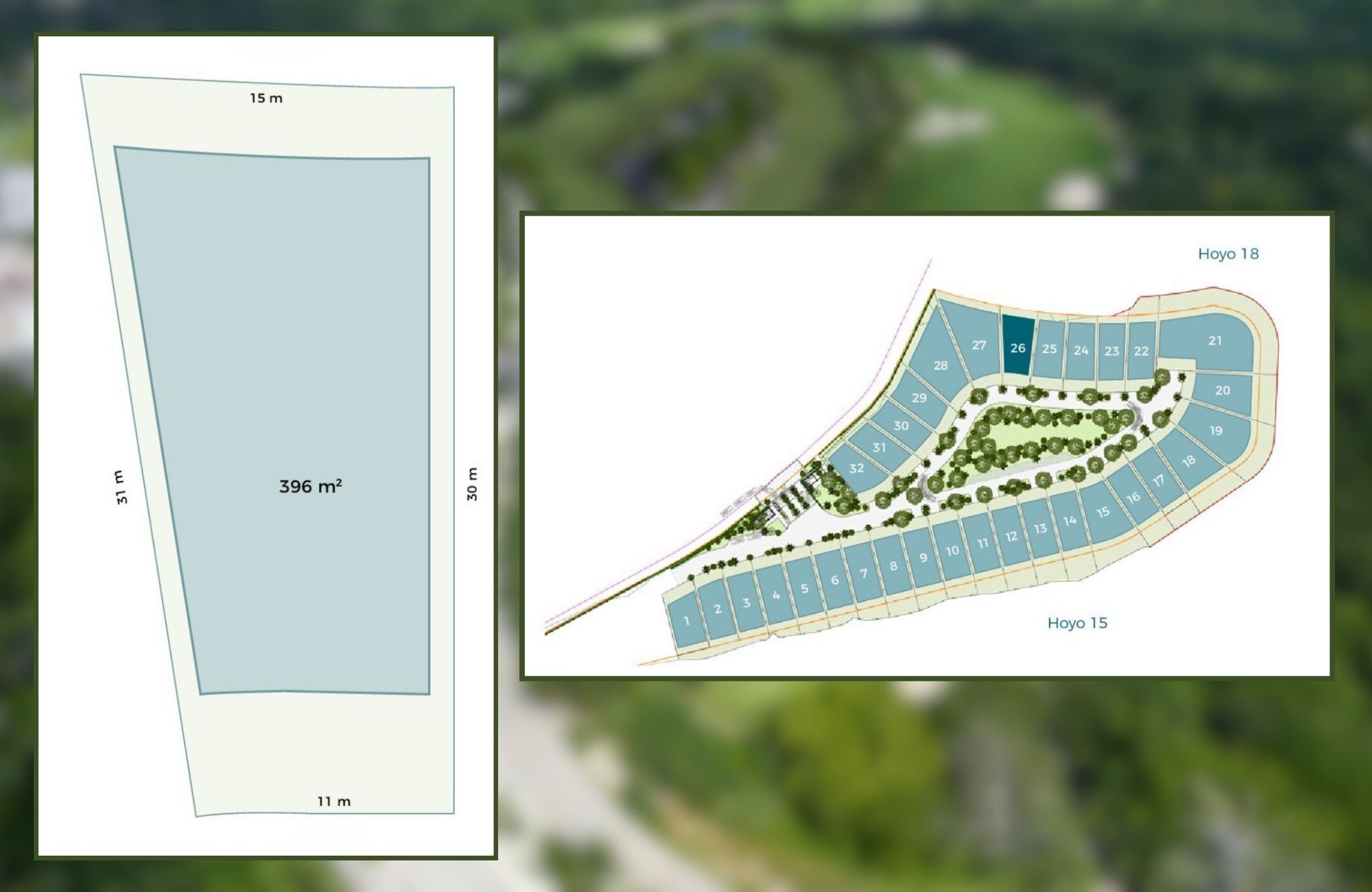 970 m2 lot, in gated community with private cenote, for sale Playa del Carmen.