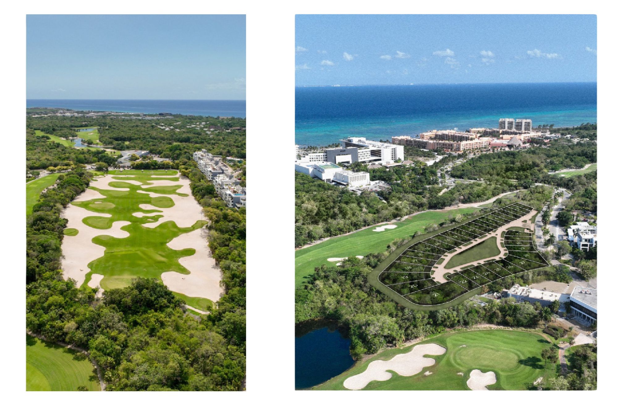 970 m2 lot, in gated community with private cenote, for sale Playa del Carmen.