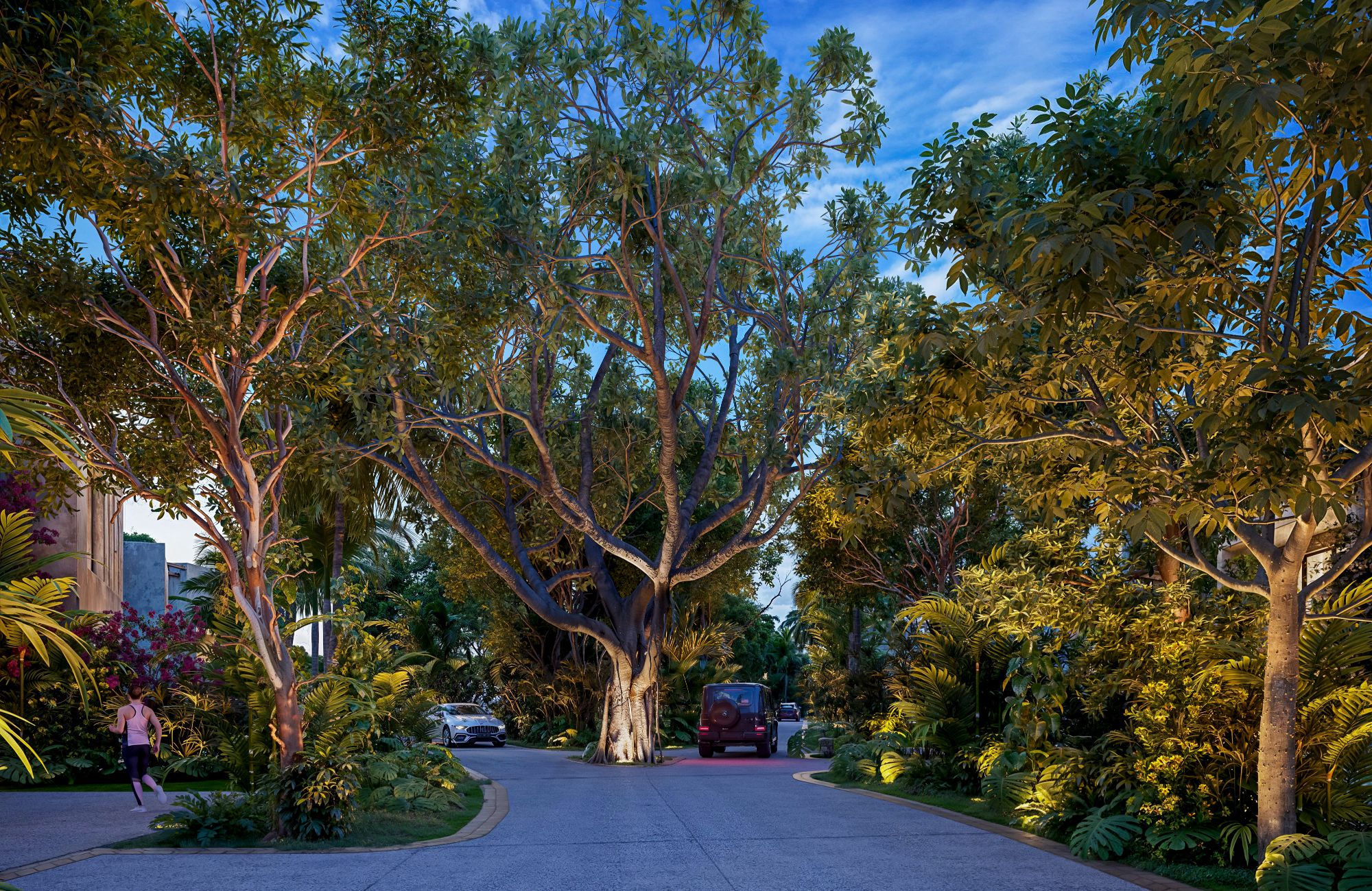 970 m2 lot, in gated community with private cenote, for sale Playa del Carmen.