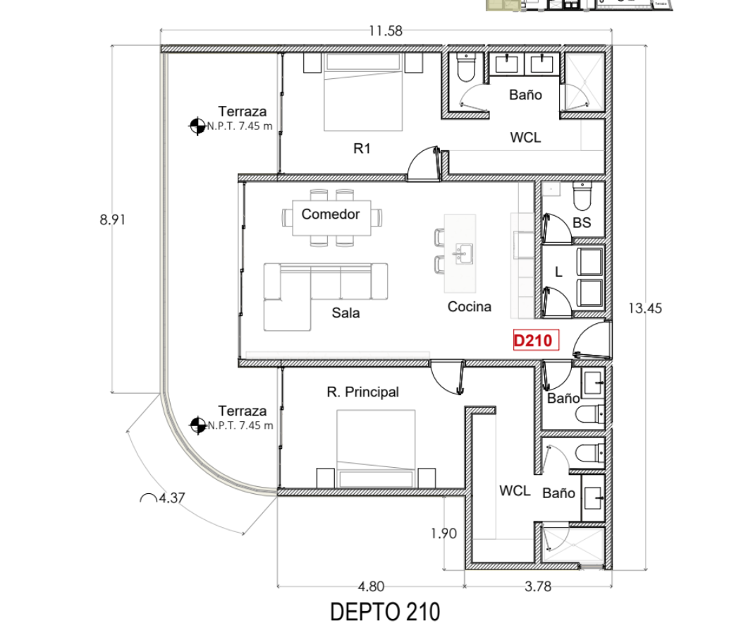 Condo with terrace and jacuzzi for sale in Lagos del Sol, Canc&uacute;n