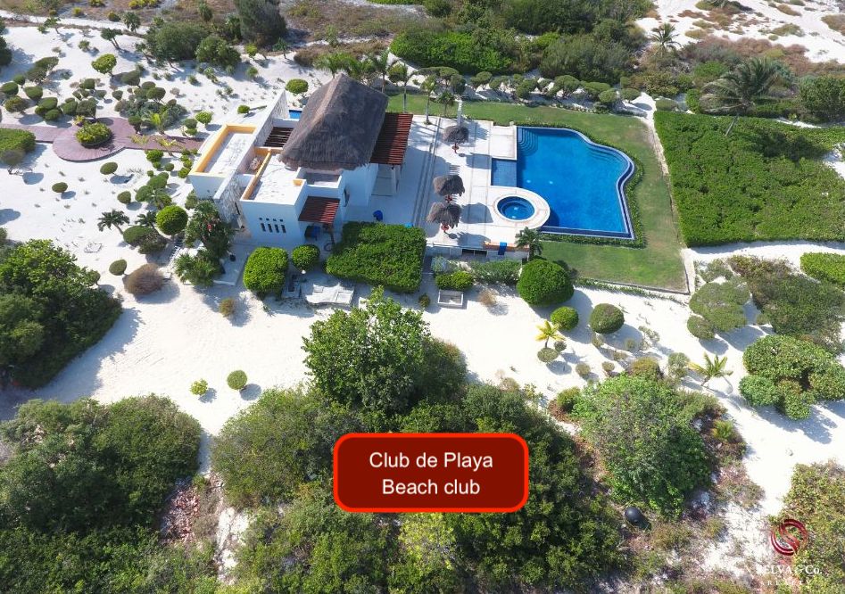 Lote de lujo frente al mar, en Residencial privado, venta, Playa Mujeres, Canc&uacute;n.