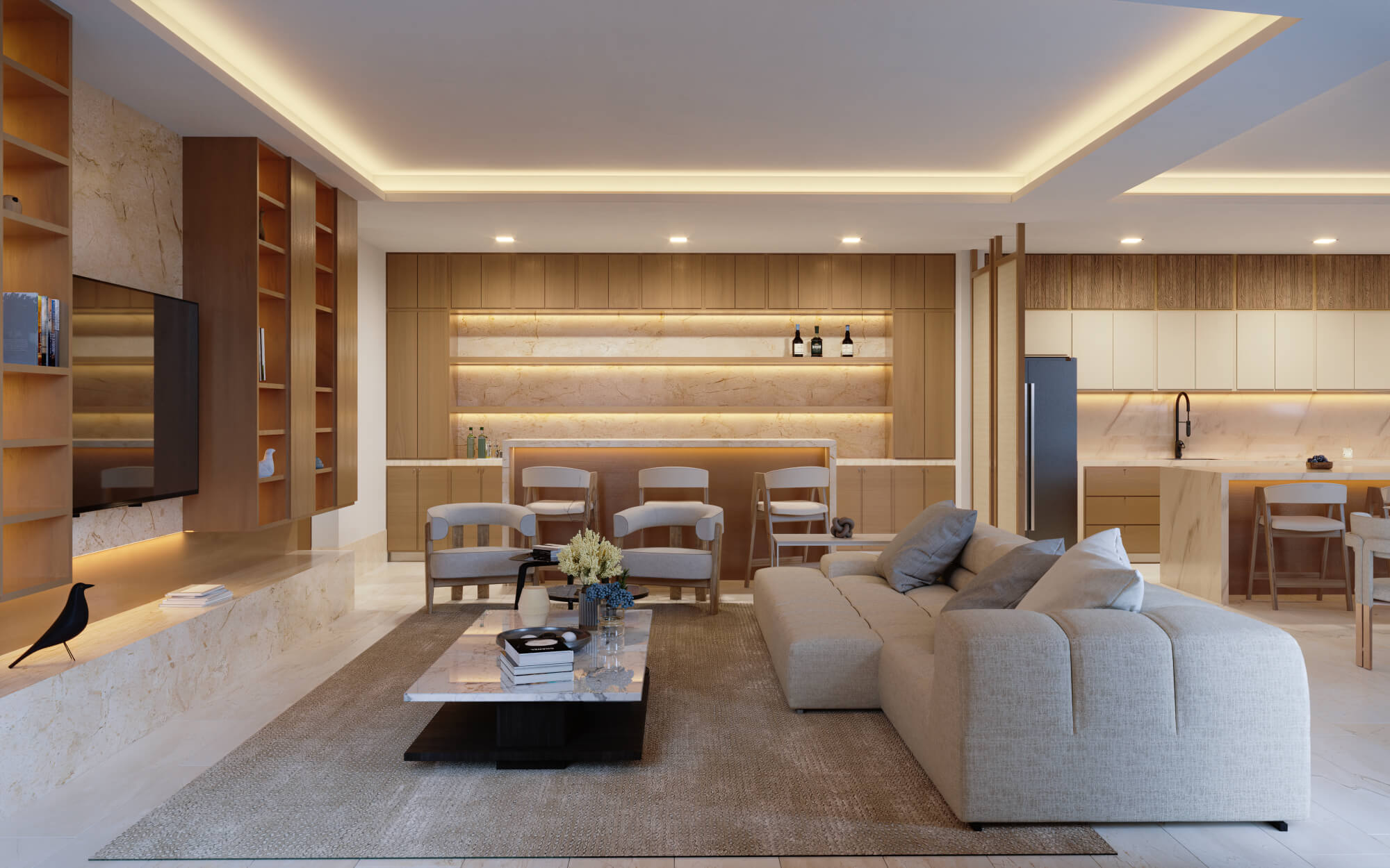 Villa con vista a la laguna y doble terraza, en venta, Parque Canc&uacute;n, Canc&uacute;n