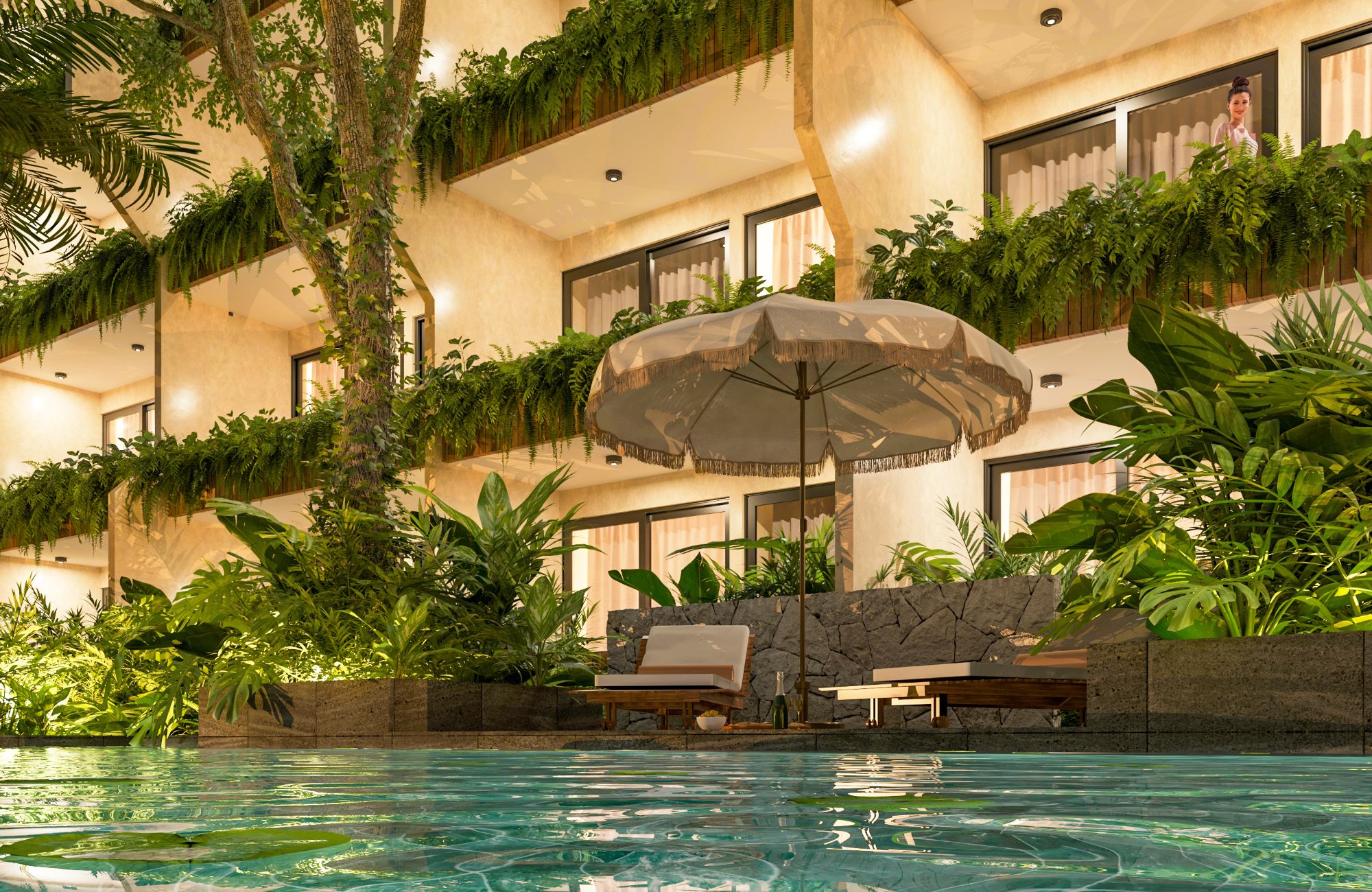 1 bedroom condo in the most exclusive and natural area of Tulum