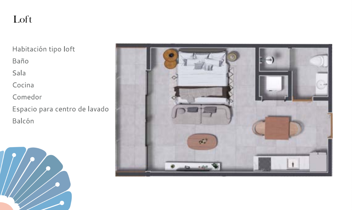 Estudio con vista al manglar, planta baja, en venta, Frente al mar, Puerto Morelos