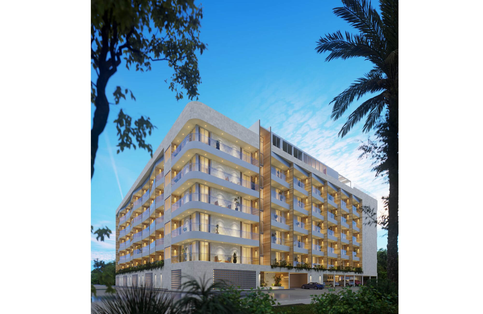 Departamento frente al mar con Jacuzzi privado, amueblado,  alberca y  Area de Coworking, pre- construcci&oacute;n,  Venta en Puerto Morelos.