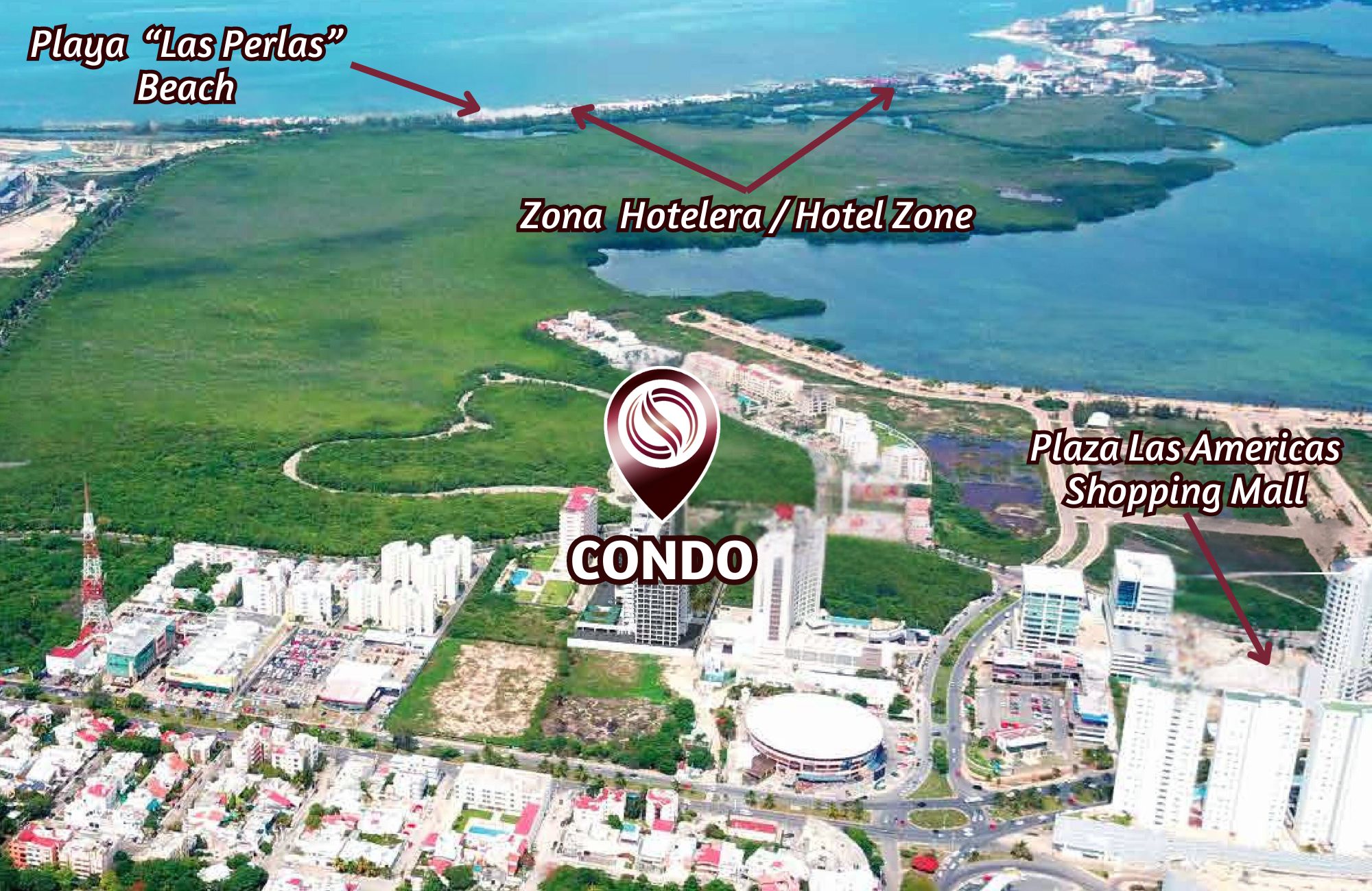 Condo with more than 25 amenities for sale, Huayac&aacute;n, Canc&uacute;n