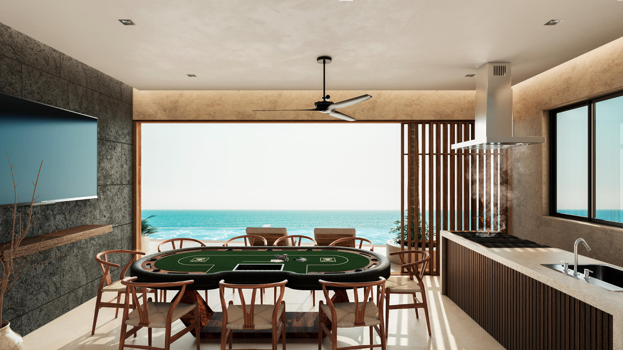 Estudio con vista al mar, quinto piso,&nbsp; en venta, Frente al mar, Puerto Morelos