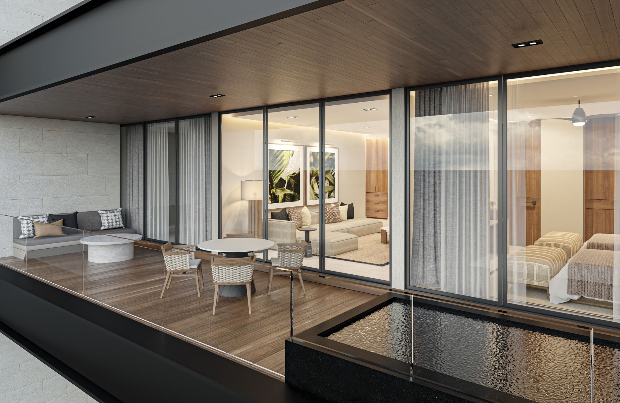 Apartment with private pool and service room, golf simulator, Cinema, for sale, North Zone, Merida.