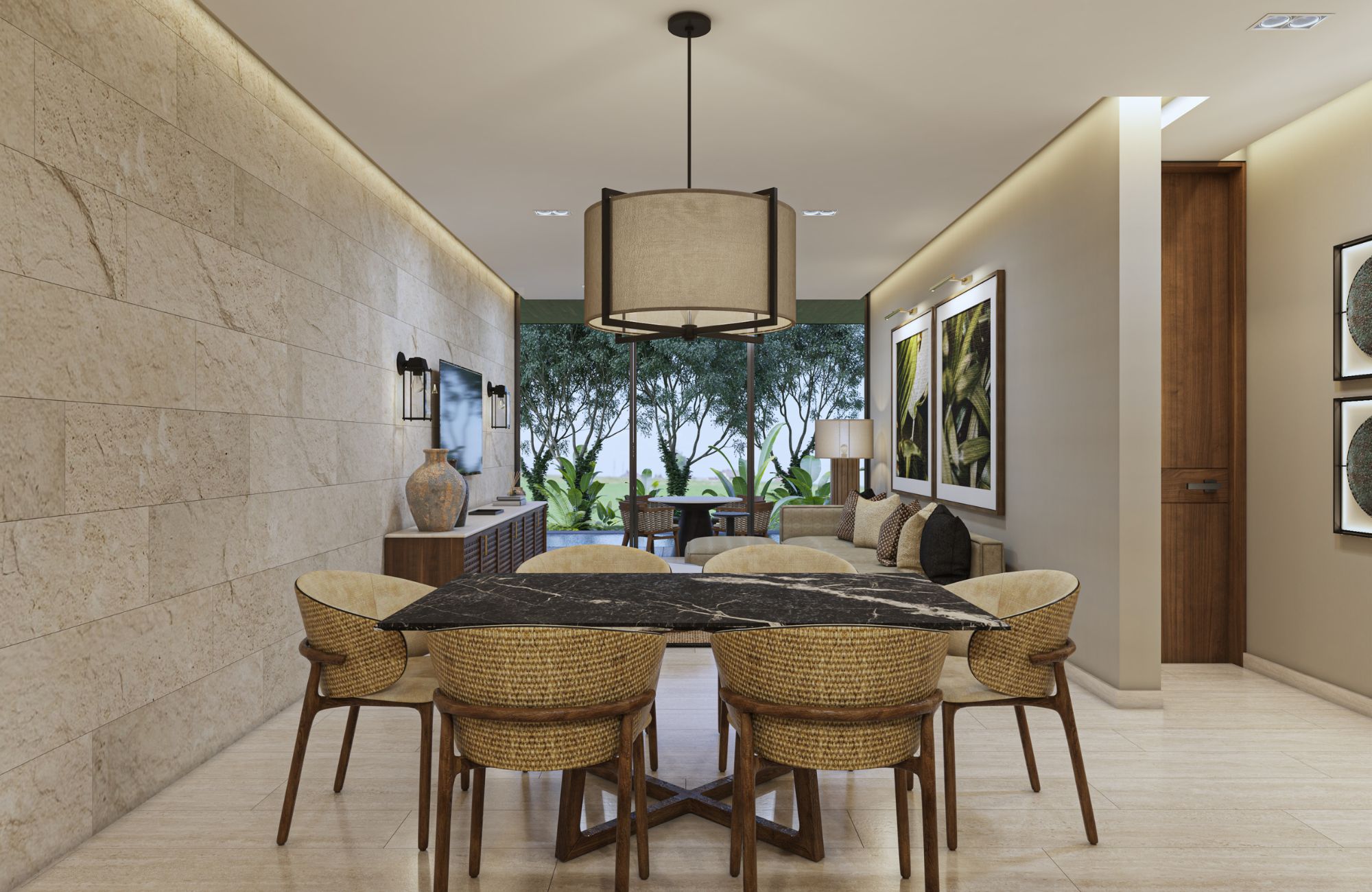 Condominio con alberca privada y cuarto de servicio, simulador de golf, Cine, venta, Zona Norte, Merida.