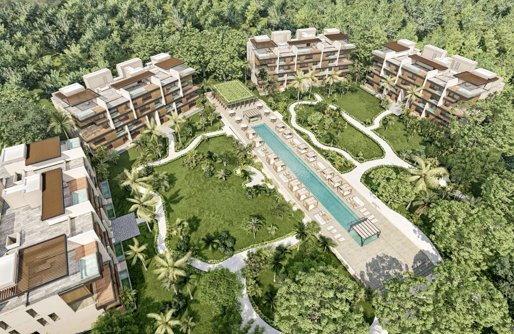 Condominio con alberca privada y cuarto de servicio, simulador de golf, Cine, venta, Zona Norte, Merida.