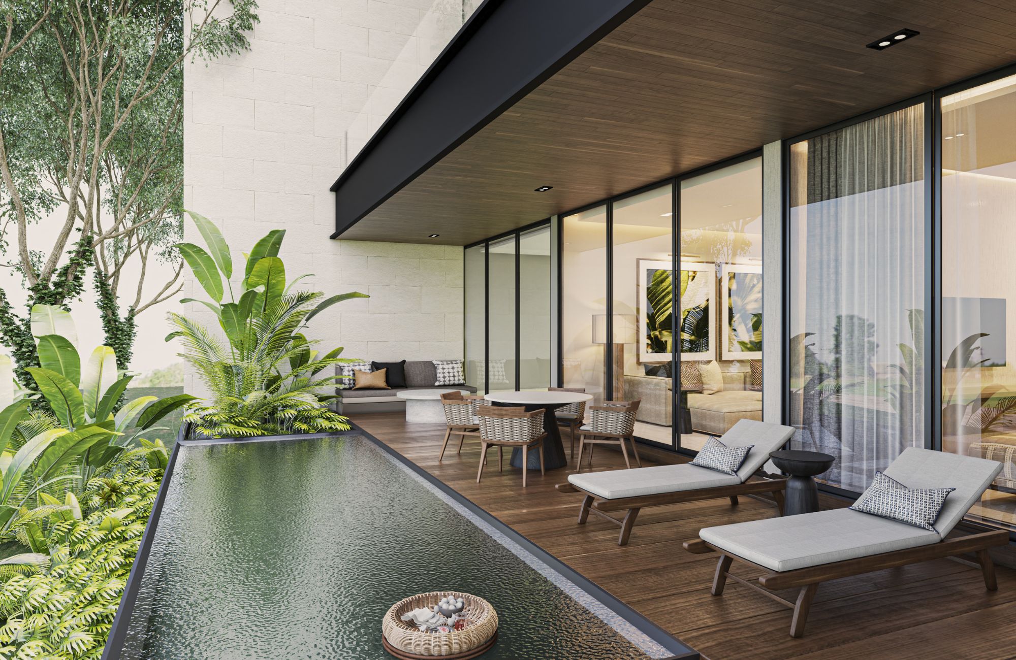 Condominio con alberca privada y cuarto de servicio, simulador de golf, Cine, venta, Zona Norte, Merida.