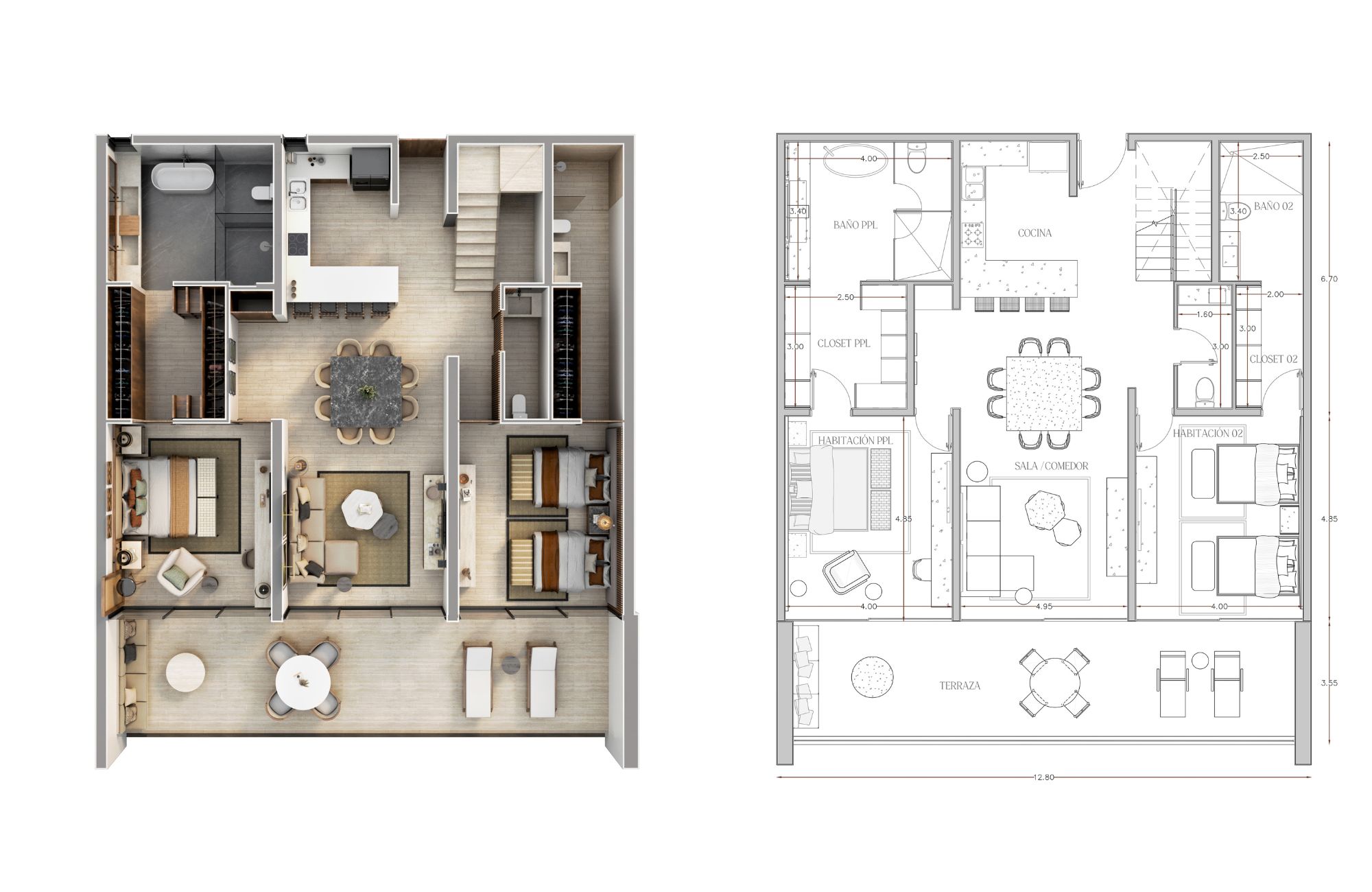 Penthouse with pool and Jacuzzi for sale, Cabo Norte, M&eacute;rida