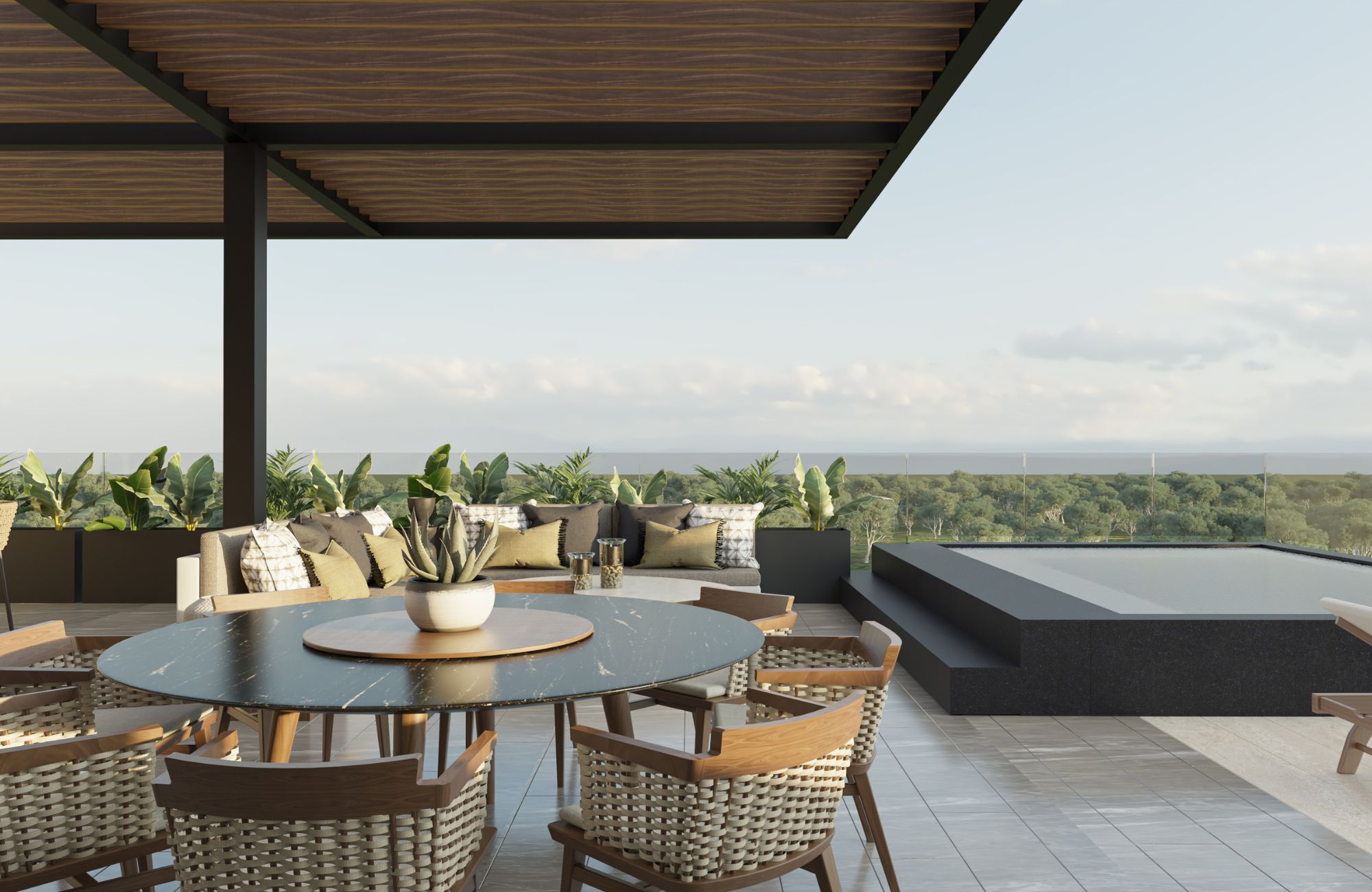 Penthouse with pool and Jacuzzi for sale, Cabo Norte, M&eacute;rida