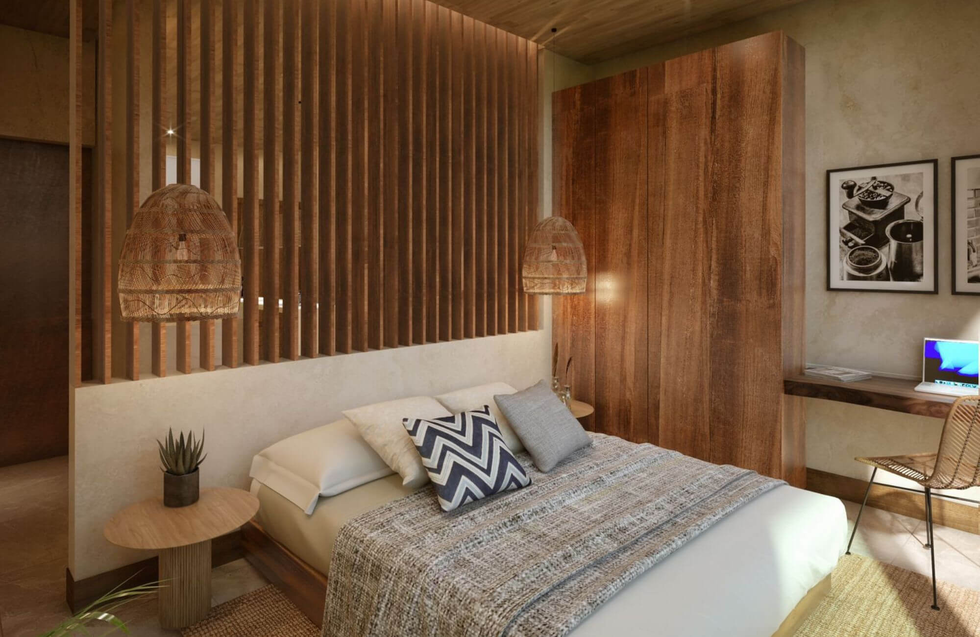 Condo with garden, pool and sports center.