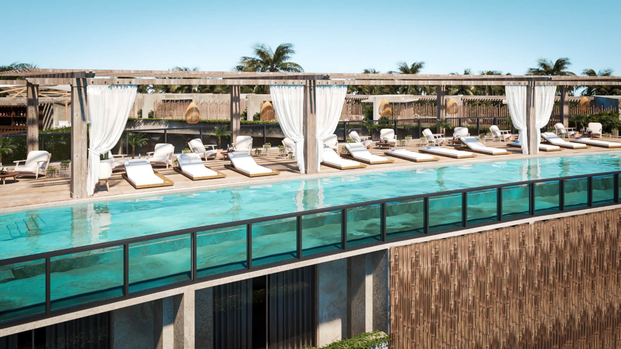 Eco-friendly penthouse, pool with multiple outdoor areas, green views, bicycle path to the beach and Hotel Zone, on Avenida Coba, for sale