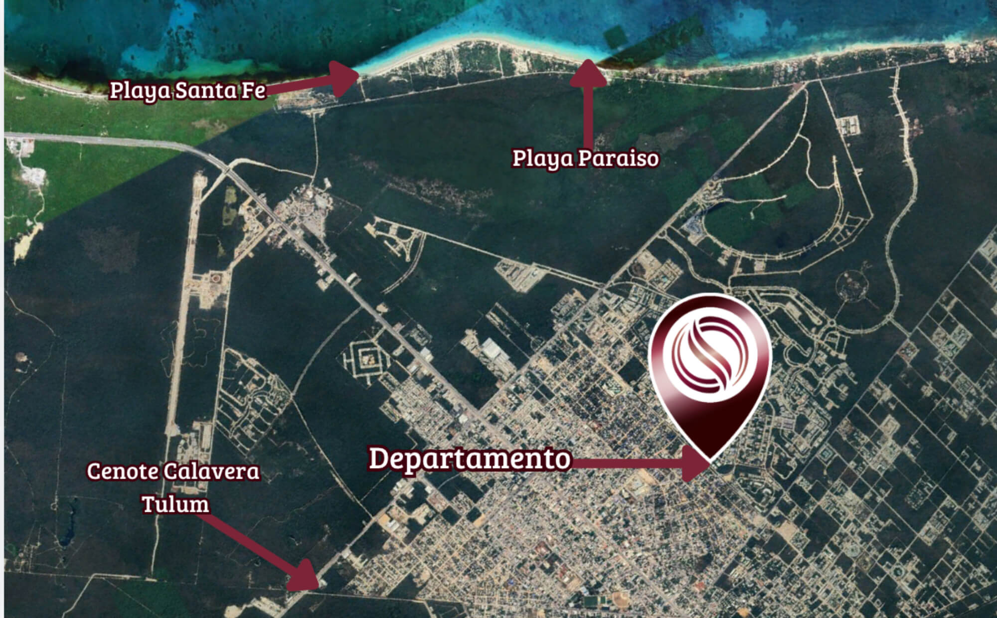 Eco-friendly penthouse, pool with multiple outdoor areas, green views, bicycle path to the beach and Hotel Zone, on Avenida Coba, for sale