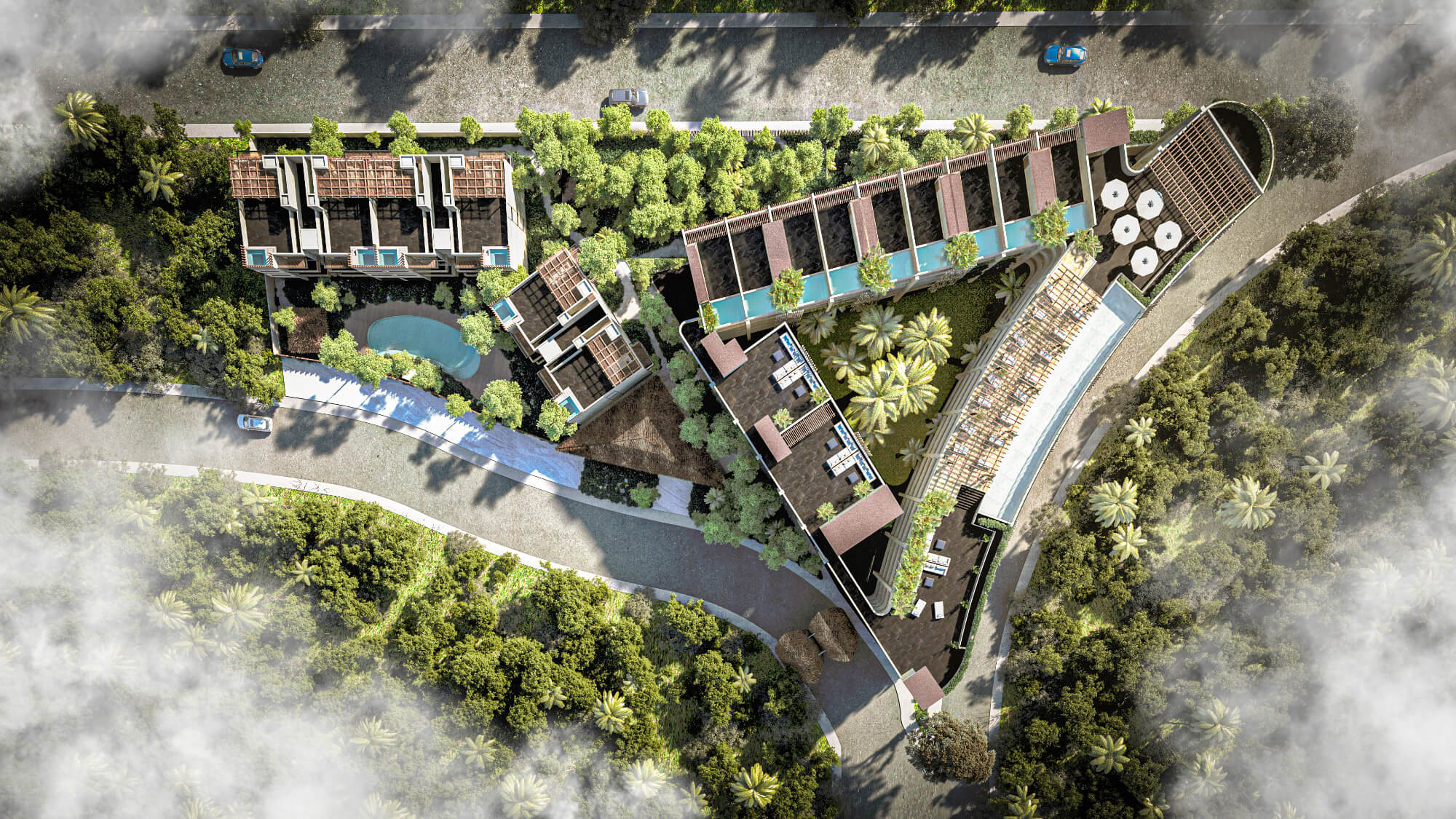 Eco-friendly penthouse, pool with multiple outdoor areas, green views, bicycle path to the beach and Hotel Zone, on Avenida Coba, for sale