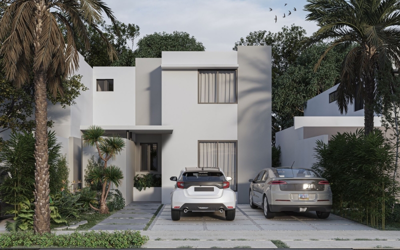 House for sale with garden, terrace, pre-construction, CD Caucel, M&eacute;rida