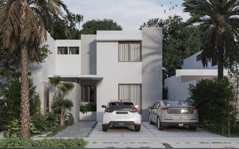 House for sale with garden, terrace, pre-construction, CD Caucel, M&eacute;rida