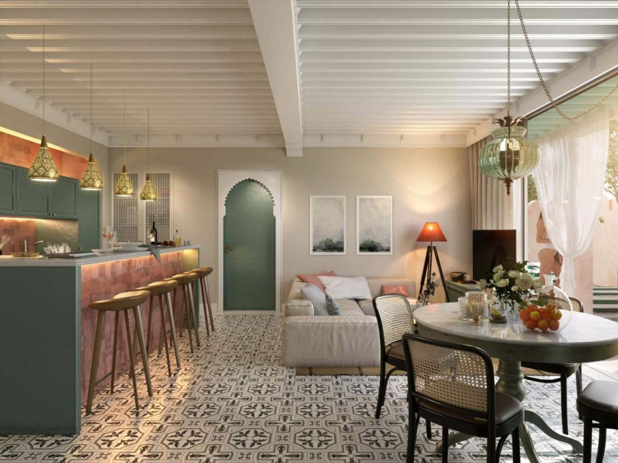 Condominium, full wall windows with green views, surrounded by trees, concierge, children area, yoga, gym, 958 m2 pool, and more amenities