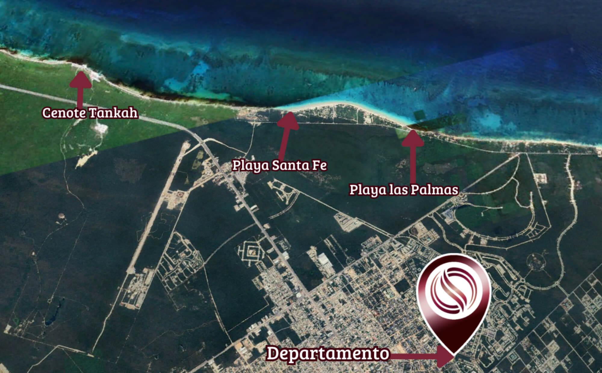 Second floor apartment with private pool, luxury finishes for sale in pueblo Zama, Tulum.