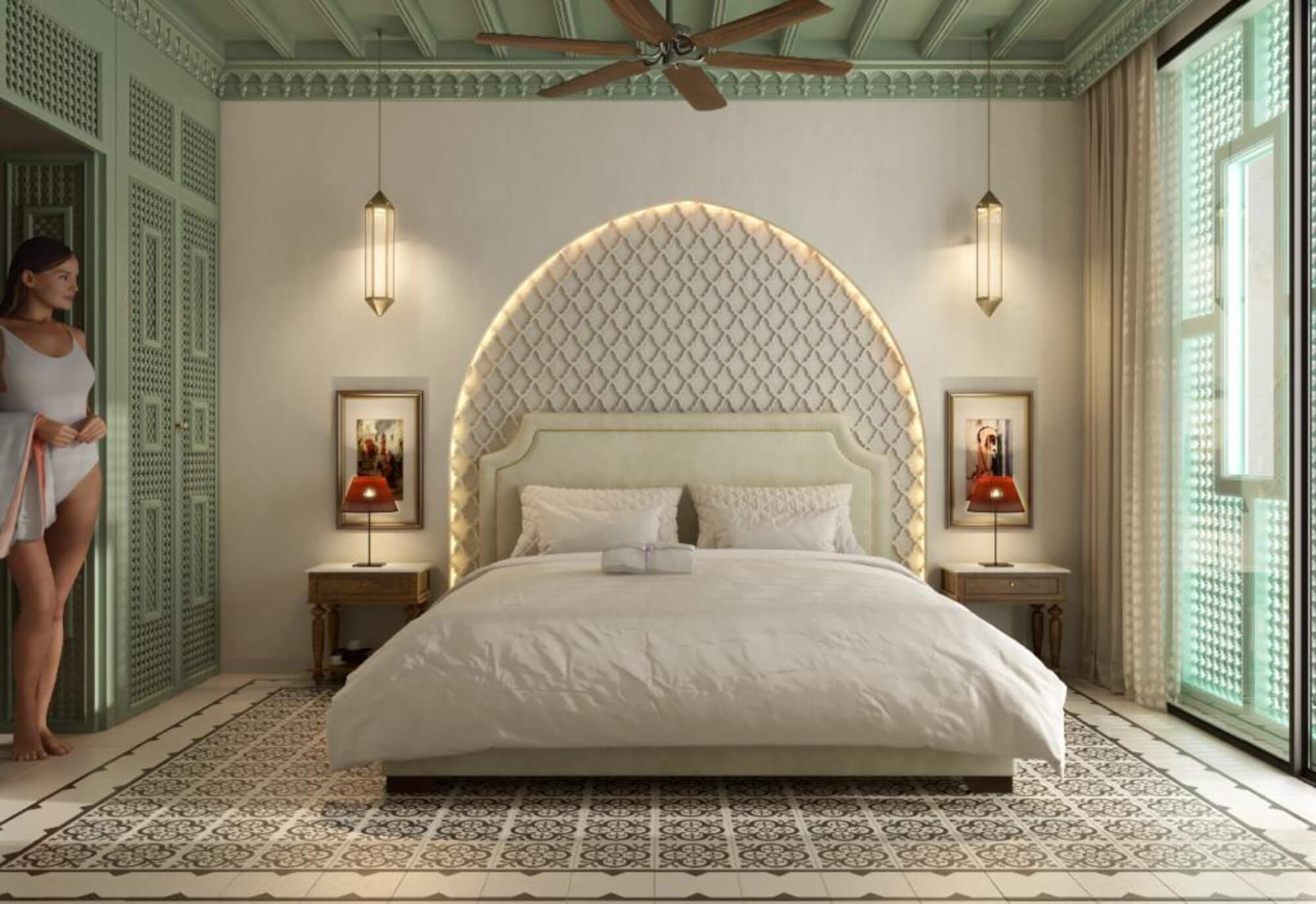 Second floor apartment with private pool, luxury finishes for sale in pueblo Zama, Tulum.