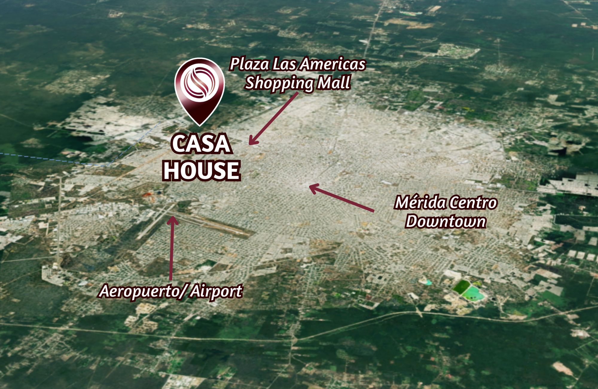 Residencia con jard&iacute;n, alberca privada y casa club, Zona Norte venta, Merida.