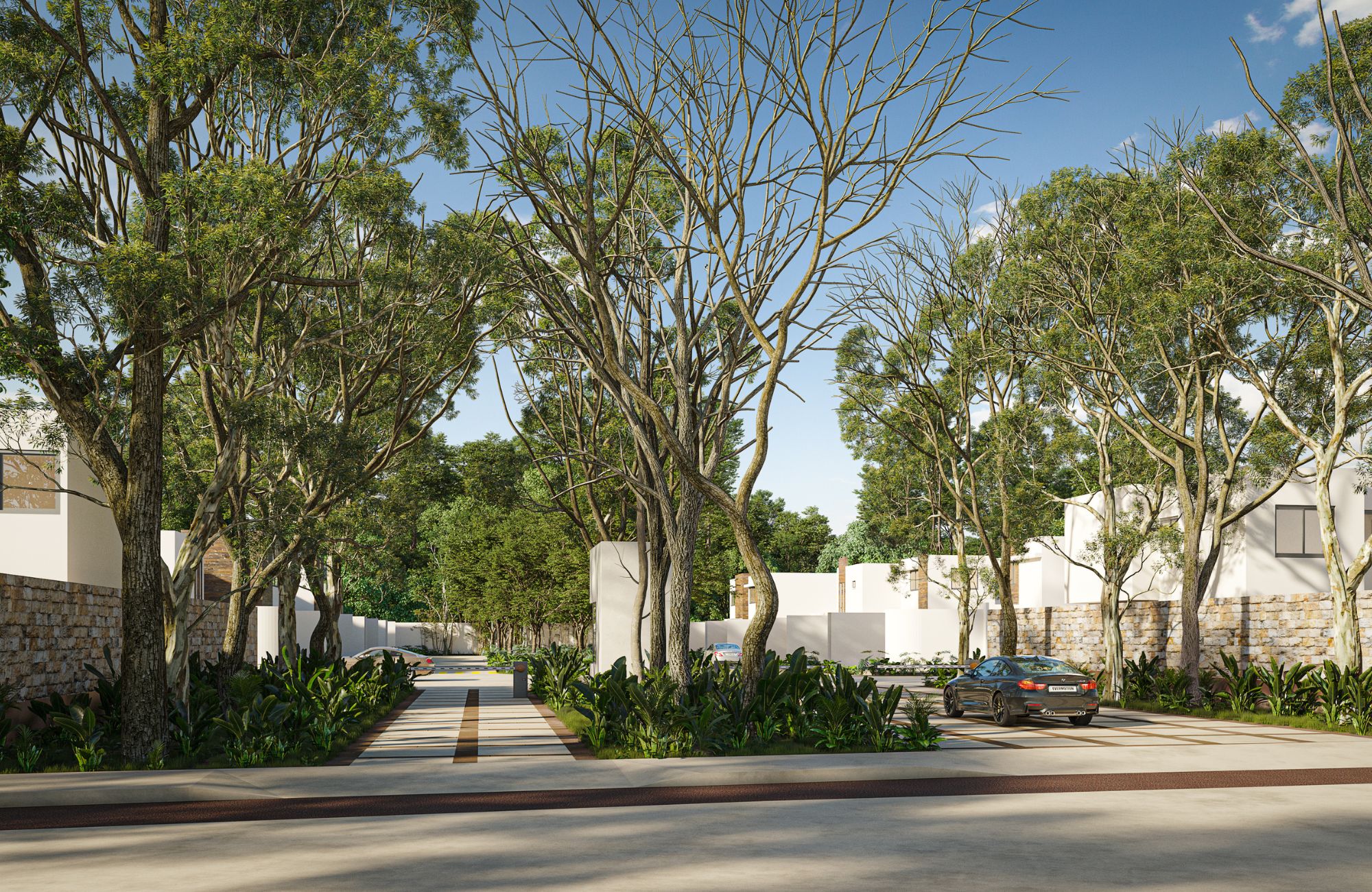 Residencia con jard&iacute;n, alberca privada y casa club, Zona Norte venta, Merida.