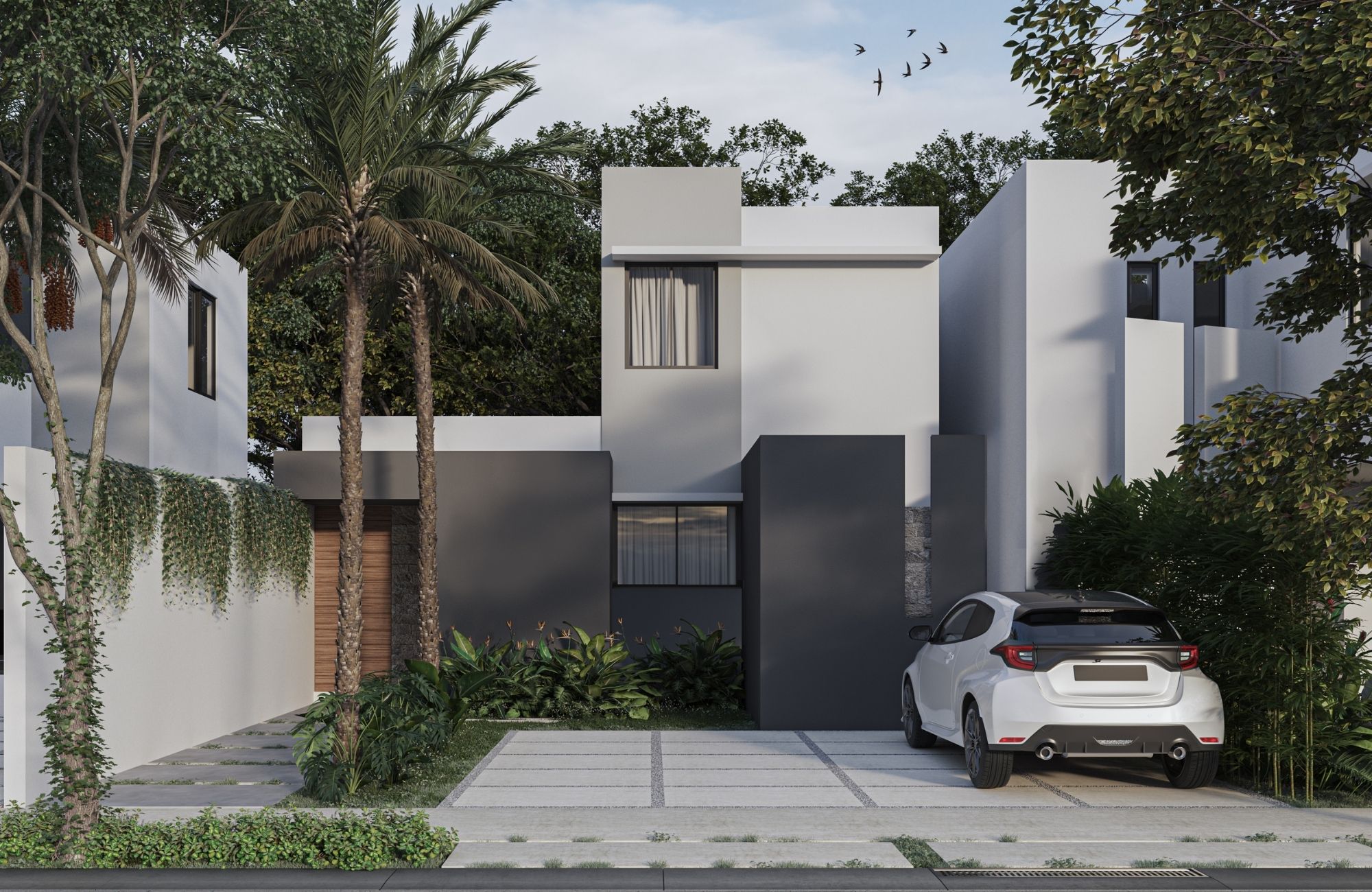 House for sale with garden, terrace, pre-construction, CD Caucel, M&eacute;rida