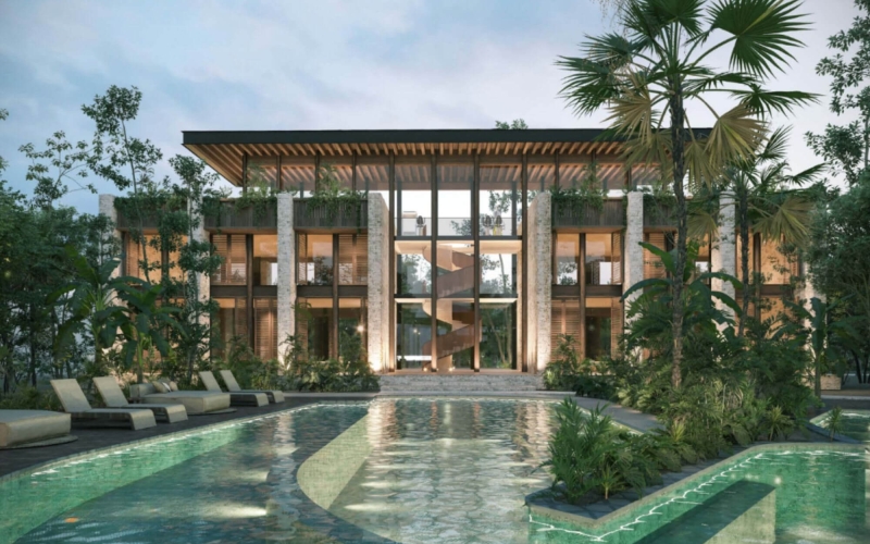 Luxury land for multifamily housing for sale, Region 11, Tulum.