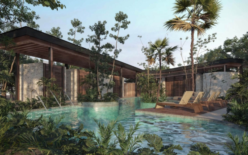 Multifamily land of 1,735 m2 in a luxury residential area for sale, Region 11, Tulum.