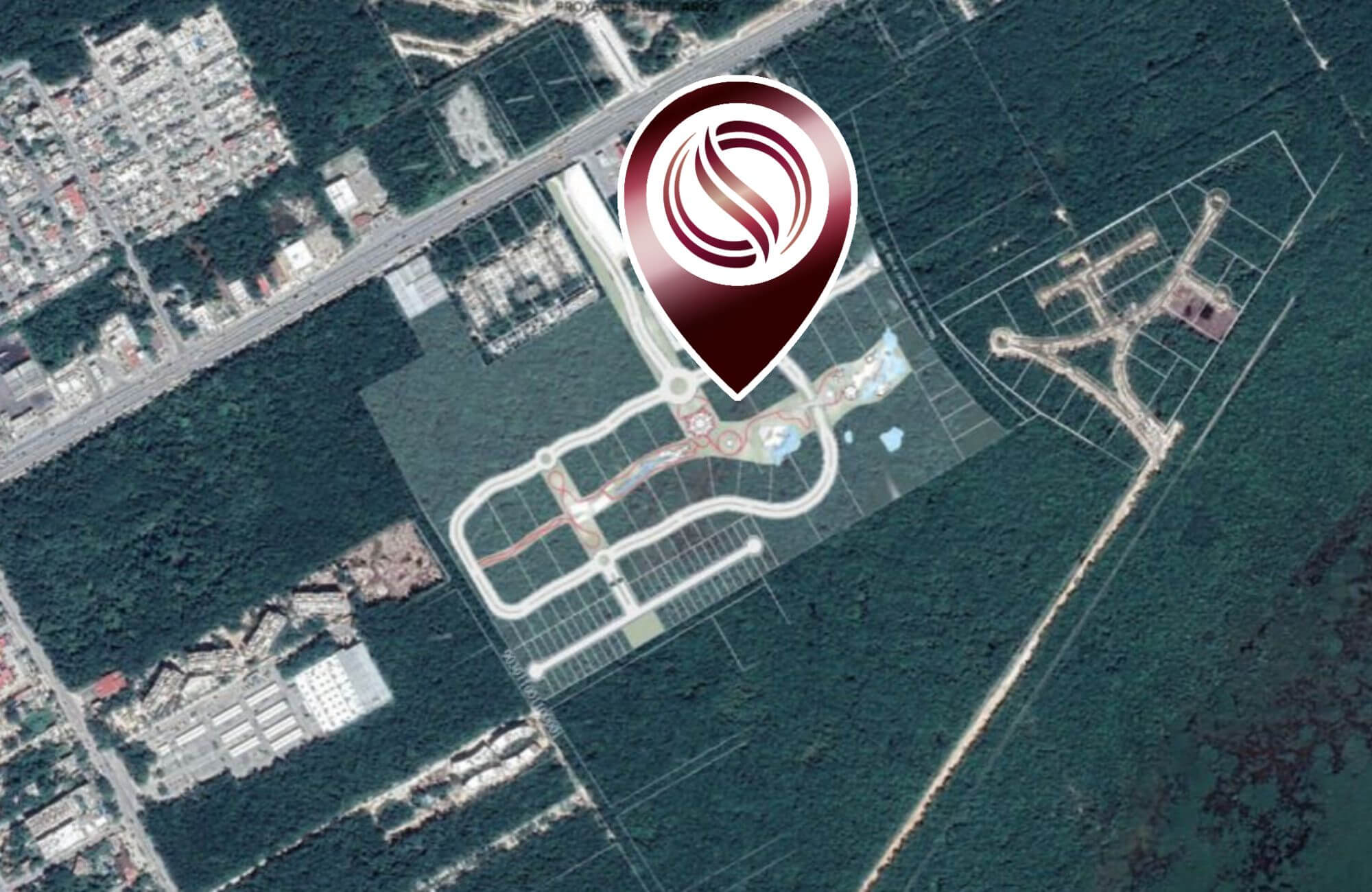 Multifamily land of 2,332 m2 in a luxury residential area for sale, Region 11, Tulum.