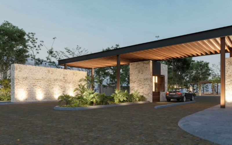 Multifamily land of 2,332 m2 in a luxury residential area for sale, Region 11, Tulum.