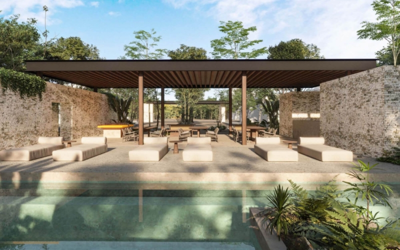 Multifamily land of 2,318 m2 in a luxury residential area for sale, Region 11, Tulum.