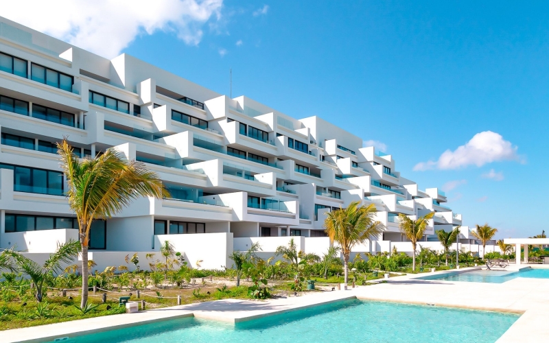 Condominio frente al mar con alberca privada, en venta, Telchac, Yucat&aacute;n.